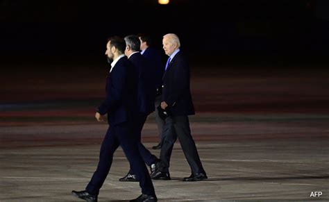 Us President Joe Biden Arrives In Italy For G7 Summit To Meet Ukraine