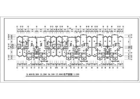 某砖混结构六层住宅楼设计cad全套建筑施工图纸（含设计说明，含节能设计）土木在线