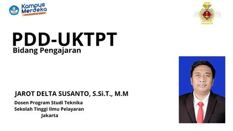 Pdd Uktpt Bidang Pengajaran I Serdos Smart I Jarot Delta Susanto I