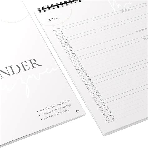 Kalender Wandkalender Monatskalender Im A Hochformat