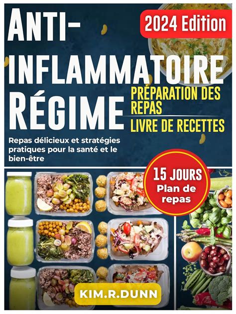 Livre De Recettes De PrÉparation De Repas RÉgime Anti Inflammatoire