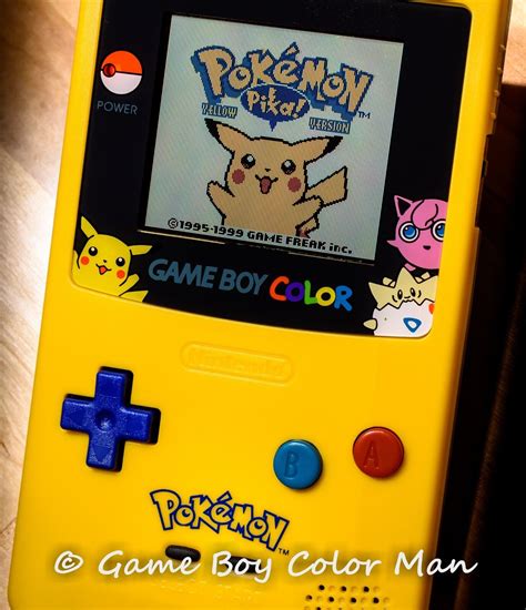 Pokemon Yellow Version Pikachu Edition Gameboy Color Vrcradle