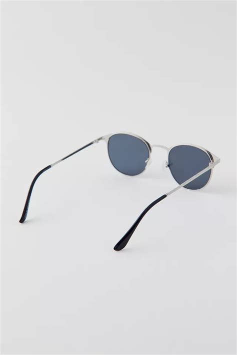 Uo Essential Metal Half Frame Sunglasses Urban Outfitters Canada