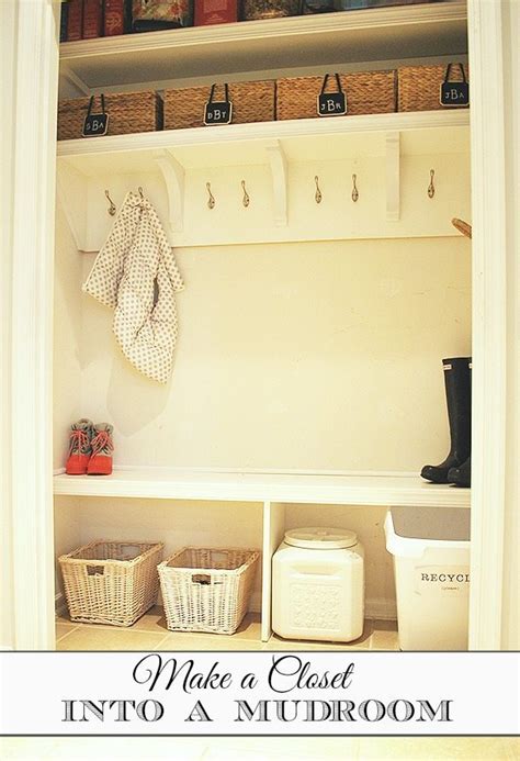 Closet To Mudroom Conversion