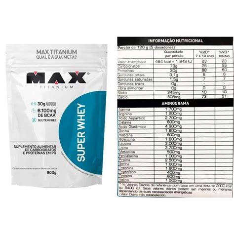 Kit Super Whey Isolado Max Titanium Concentrado Baunilha 900g 3 Unidades Centauro