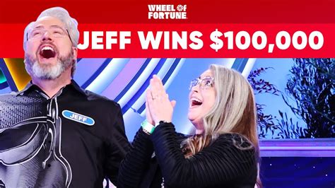 Jeff Wins 100 000 Galactic Celebration Wheel Of Fortune YouTube