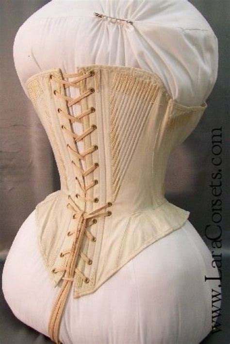 1850s Riding Corset Back Damen Korsett Korsett Viktorianisches Korsett