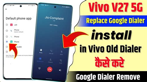 How To Change Google Dialer Kaise Kare In Vivo V Vivo V Install