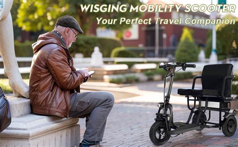 Amazon WISGING Scooter Mobility Folding Electric Mobility Scooter