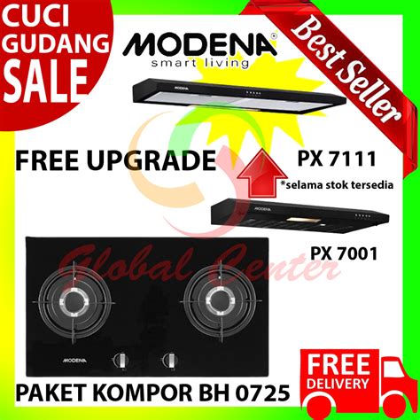 Jual PAKET KOMPOR HEMAT MODENA BH 0725 DAN PX 7001 BRAVAREG Shopee