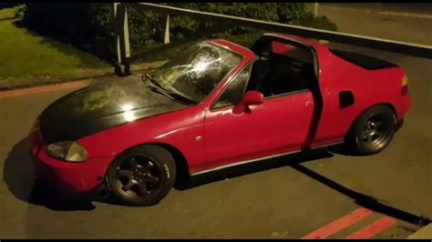 Twin Engine Honda Crx Del Sol Awd 4wd Turbo Drift Eg1 Double D Youtube