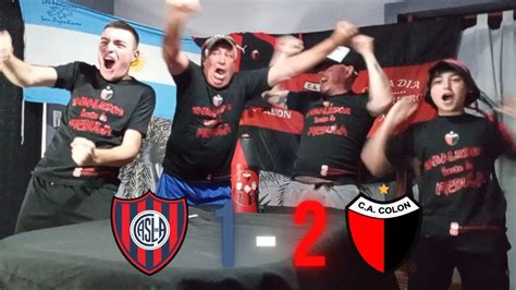 San Lorenzo Vs Col N Reacci N De Hinchas Sabaleros Liga Argentina