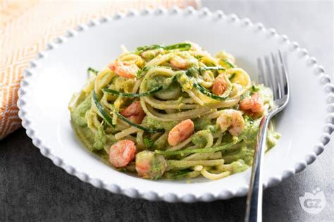 Ricetta Pasta Zucchine E Gamberetti Cremosa La Ricetta Di Giallozafferano