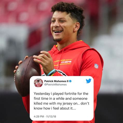 NFL on Twitter: "Get used to it, @PatrickMahomes 😂 The @Chiefs QB1 is ...