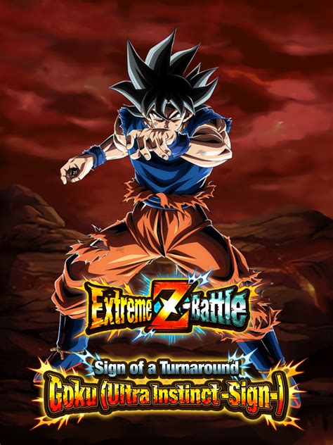 Tactics Extreme Z Battle Sign Of A Turnaround Goku Ultra Instinct