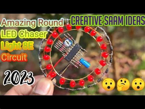 How To Make Amazing Round Led Chaser Light E Circuit Creative