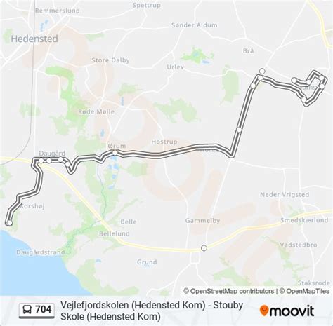 704 Route Schedules Stops Maps Stouby Skole Updated