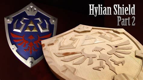 How To Make Link S Hylian Shield Part 2 Skyward Sword Zelda Cosplay Youtube