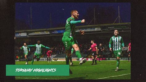 📺 Highlights Yeovil Town 2 0 Torquay United Youtube