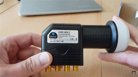 Preiswerter Quad LNB für Sat Anlagen DVB S2 Installationsbeispiel und