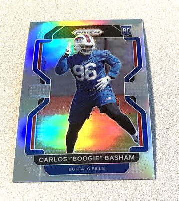 2021 Panini Prizm RC Silver Prizm 436 Carlos Boogie Basham Bills EBay