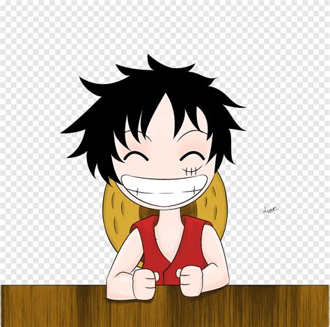 Обезьяна Д. Луффи Аниме Чиби One Piece, Anime, черные волосы, манга png ...