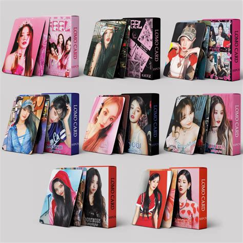 55pcs Set G I Dle Photocards I Feel Minnie Lomo Card I Love 2022 Just Me Would Tour Album