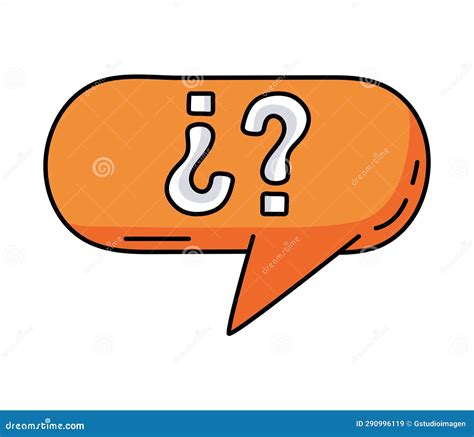 Speech Bubble Orange Stock Vector Illustration Of Round 290996119