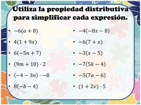 Propiedades de números reales PPT