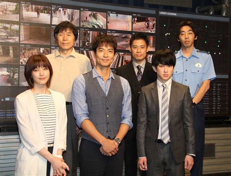 フジテレビ「絶対零度〜未然犯罪潜入捜査〜」に出演する（前列左から）本田翼、沢村一樹、横山裕、（後列左から）平田満、伊藤淳史、柄本時生