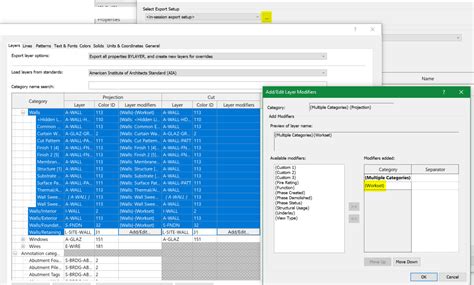 Comment exporter un fichier DWG à partir de Revit avec différents