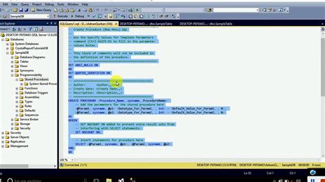 Part Crystal Reports Tutorials Using Stored Procedures With And