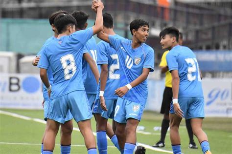 Saff U 16 Championship India Defeats Maldives 8 0 To Make Saff U 16