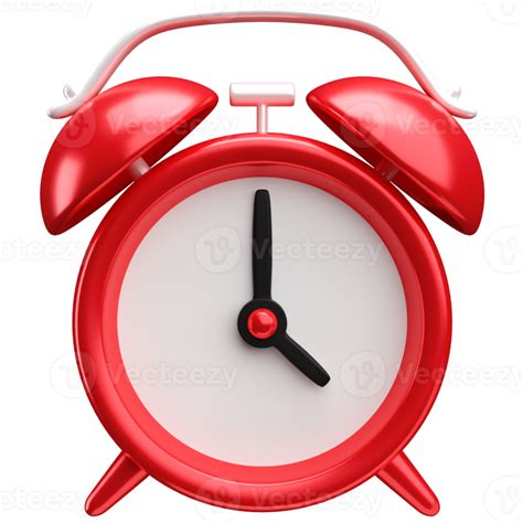 Red Alarm Clock icon 27120130 PNG