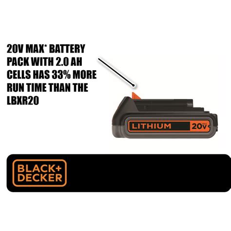 Black Decker Volt Max Lithium Ion Battery Pack Ah Monsecta Depot