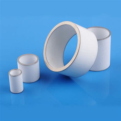 Refractory Alumina Ceramic Tube Customized Size For High Voltage