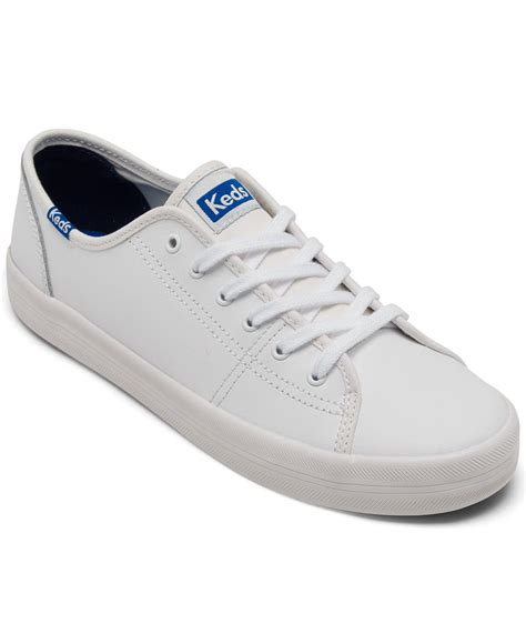 Keds Kickstart Leather Casual Sneakers From Finish Line In White Lyst