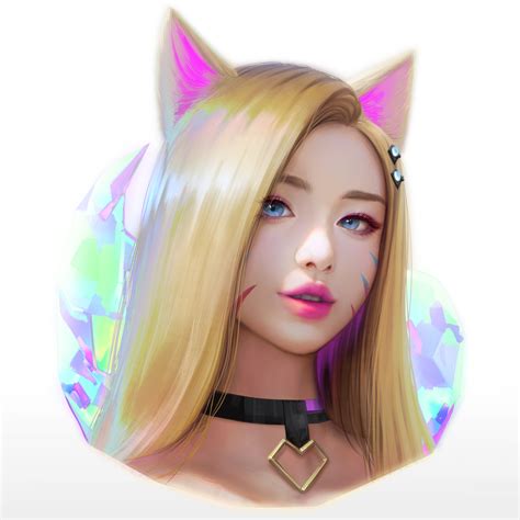 Lightbox Digital Art Ahri League Of Legends Kda Ahri Asian Wallpaper