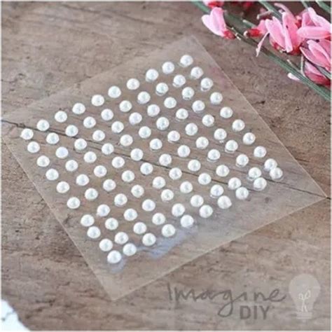 Self Adhesive Mini Pearls 3mm 300 Pearls In A Package Teaspoon Of Fun