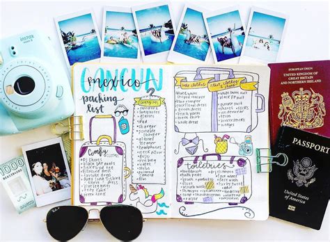20 Bullet Journal Packing List Ideas For Better Organization