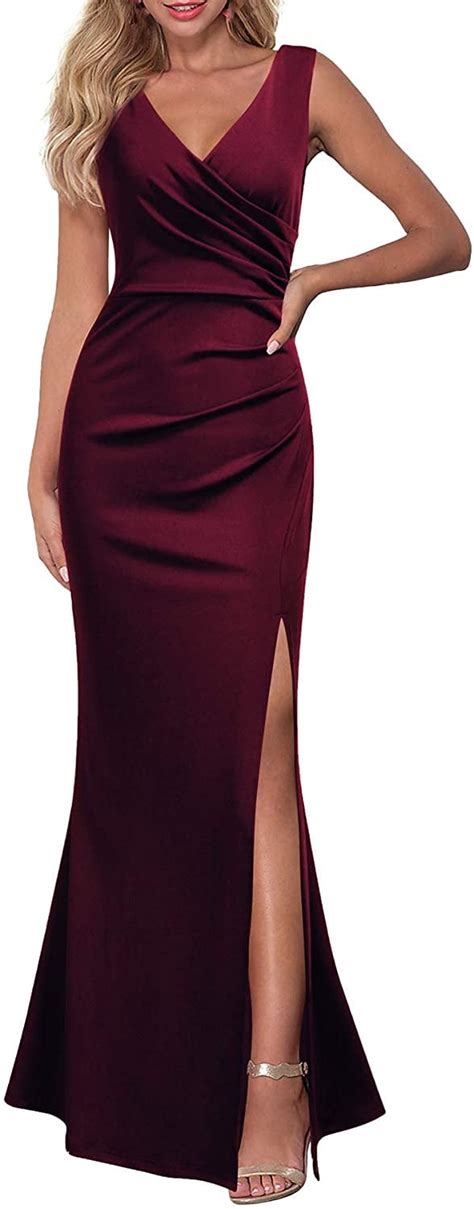 Woosea Sleeveless Split Evening Cocktail Dress Best Formal Dresses On