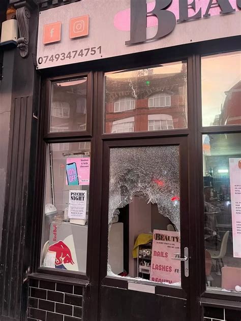 Salon owner finds till at bus stop after shop 'smashed into with brick