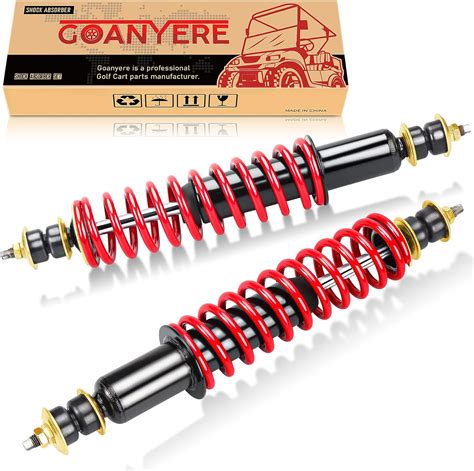 Goanyere Golf Cart Front Rear Coil Over Heavy Duty Shock Fits Ezgo Txt