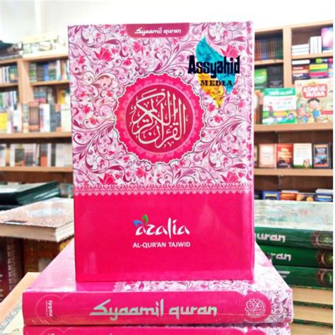 Jual Al Quran AZALIA A5 Alquran Rainbow Tajwid Terjemah Untuk Wanita