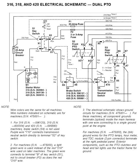 John Deere 318 Ignition Switch Wiring Diagram Wiring Diagram