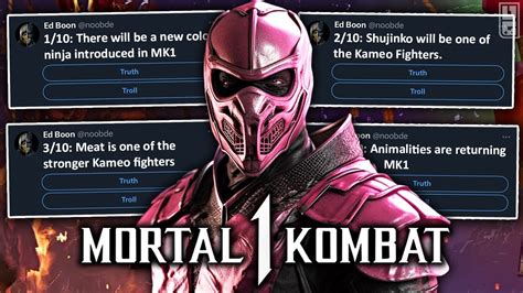 Mortal Kombat 1 New Characters Kameo Fighters And Modes Teased Youtube