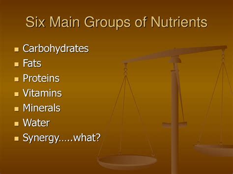 Nutrition Prostart 1 Chapter Ppt Download