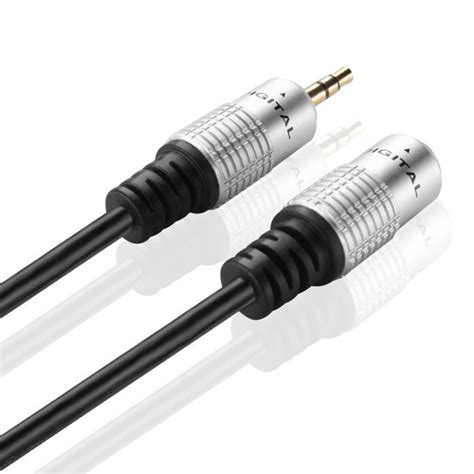 Tnp Aux Headphone 3 5mm Extension Cable 3 Feet Male To Female Extender Audio Auxiliary Jack