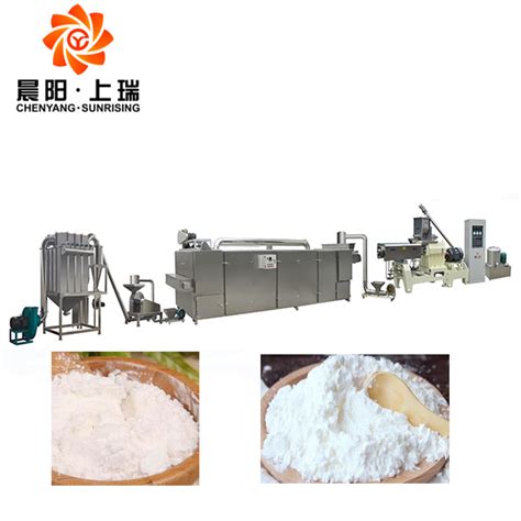 Modified Starch Production Line Expanded Corn Starch Modified Starch Making Extruder Machine