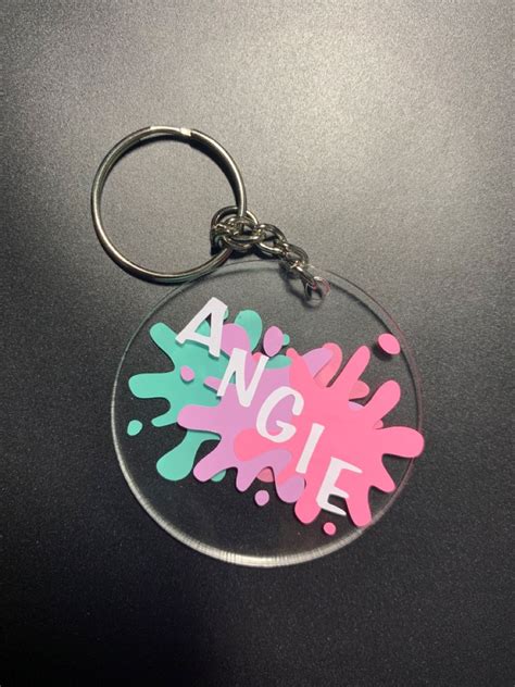 Keychain Craft Acrylic Keychains Keychain Design Custom Keychain